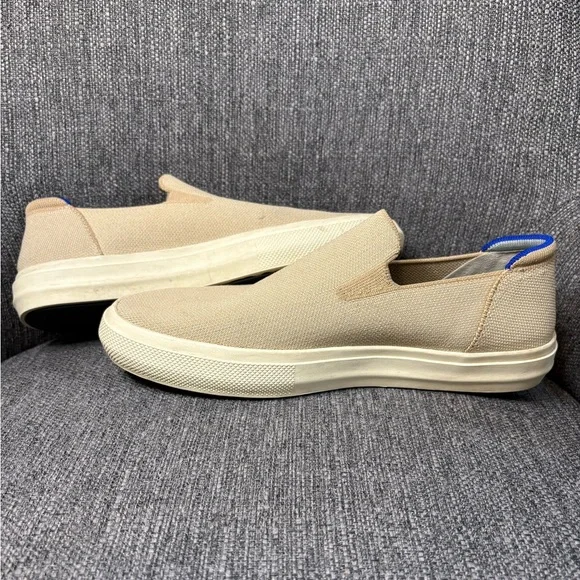 Rothy's The Original Slip On City Sneakers Sand Shoes Men’s Sz 9 Women’s Sz 10.5 - Picture 3 of 9